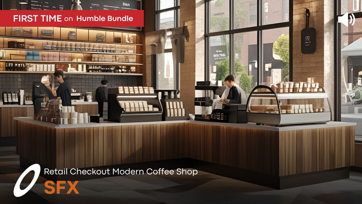 SFX Retail Checkout – Modern Coffee Shop Audio Pack | Cosmos by Leartes