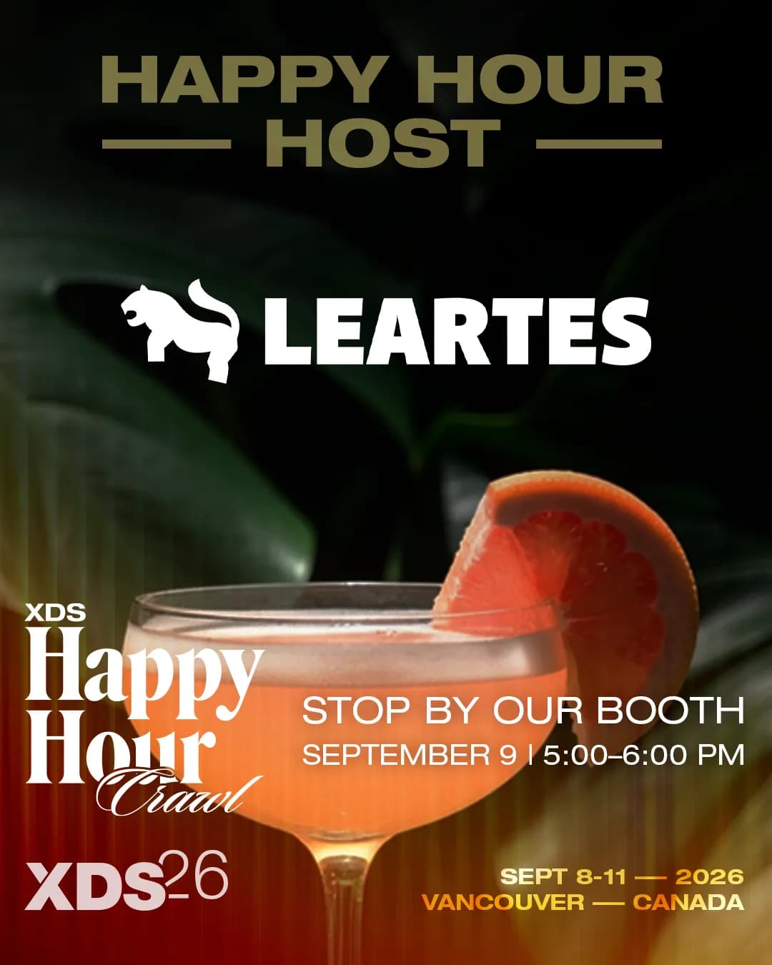 Leartes Happy Hour Crawl at XDS 2026