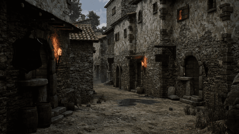 Medieval Italian Village