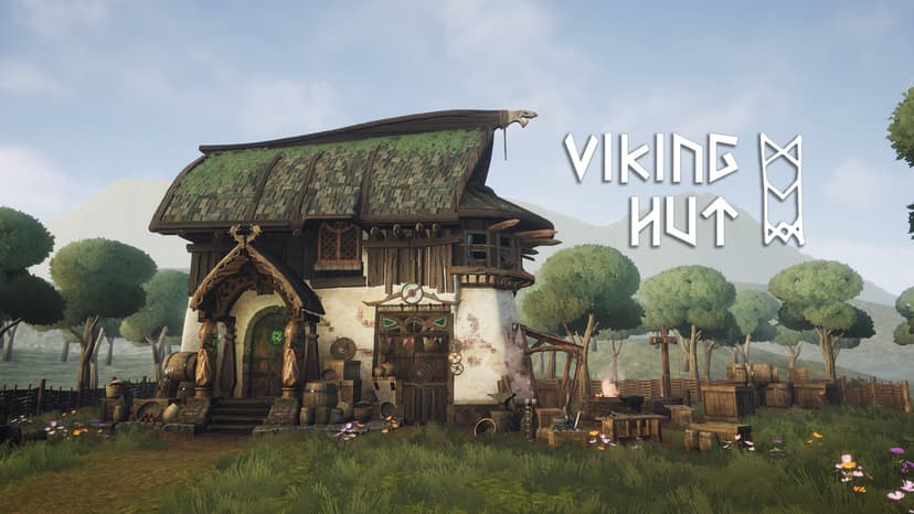 Stylized Viking Hut