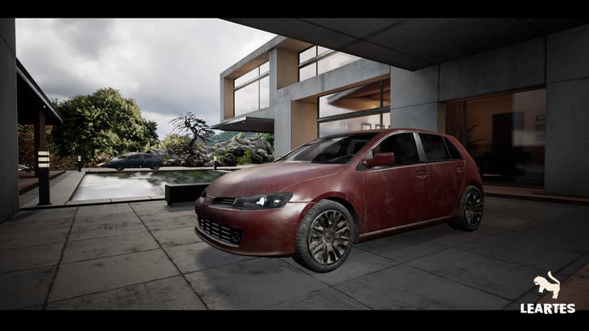 HatchBack Car Driveable / Animated / Realistic