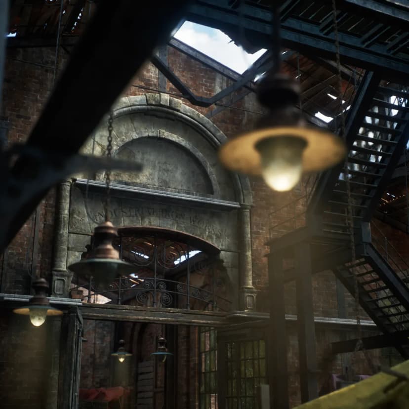 Victorian Market in Abandoned Factory