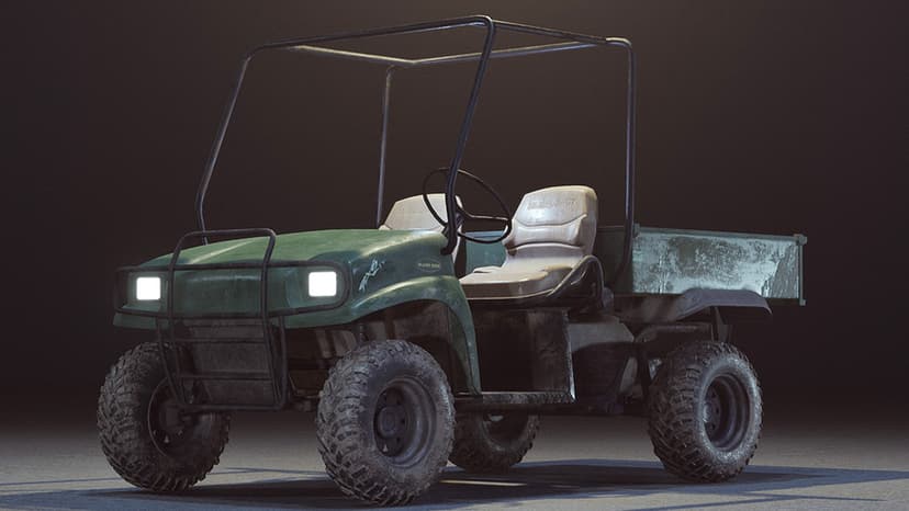 Driveable Vehicle: Offroad Golf Cart