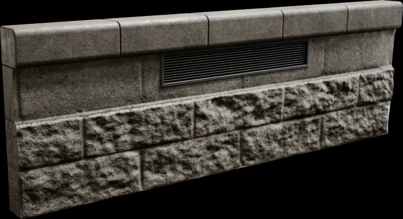 Exterior Base Wall