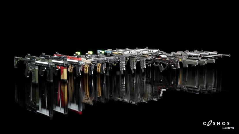 Cyberpunk Assault Rifles