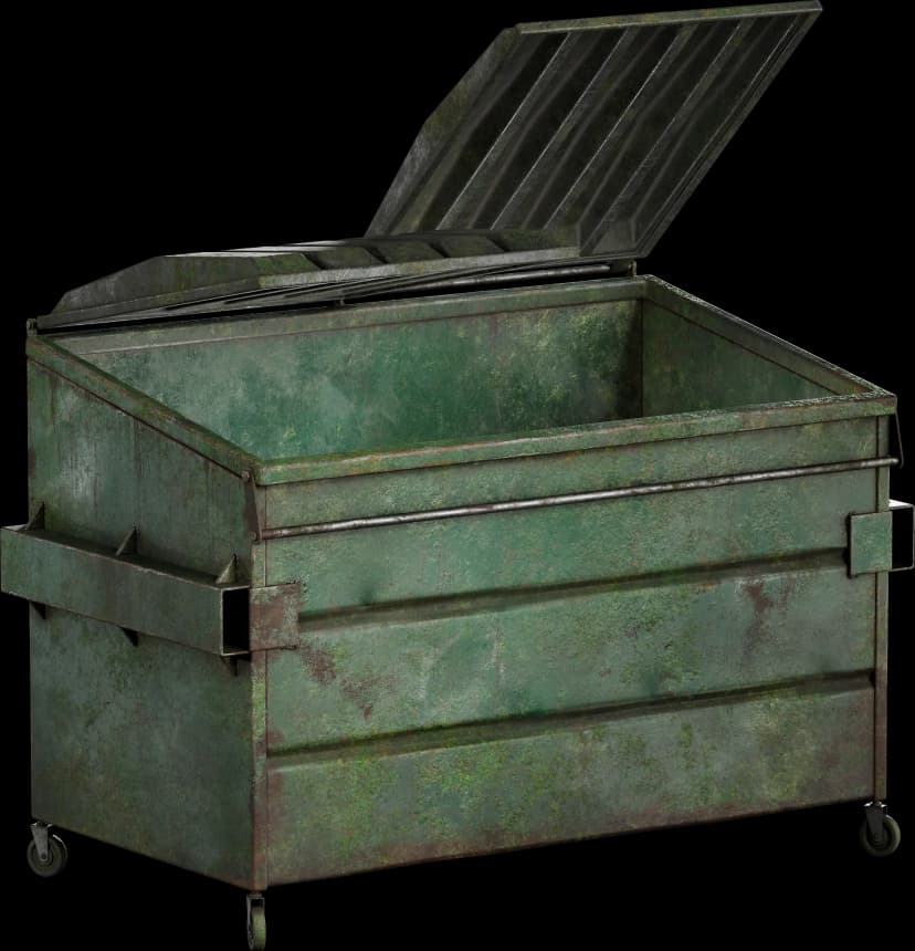 Dumpster - Overgrown