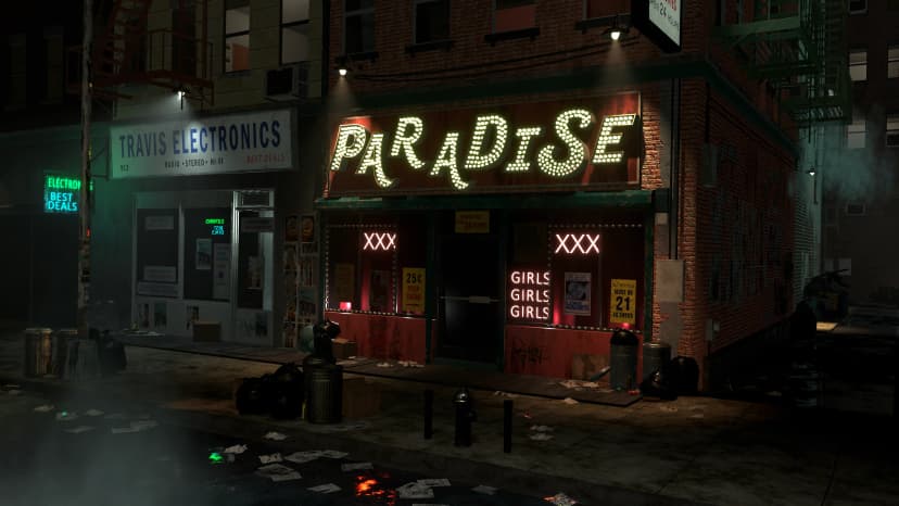 1970s New York City Alley