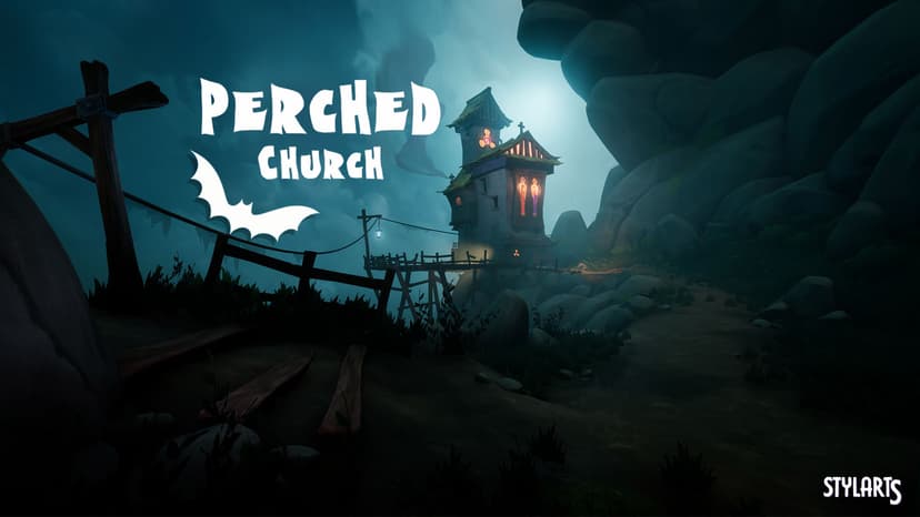 Stylized Perched Church
