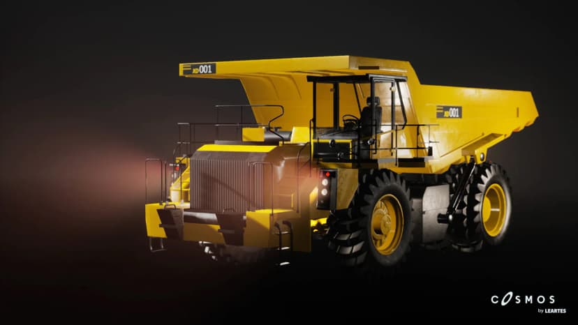 Driveable / Animated Construction Truck 02