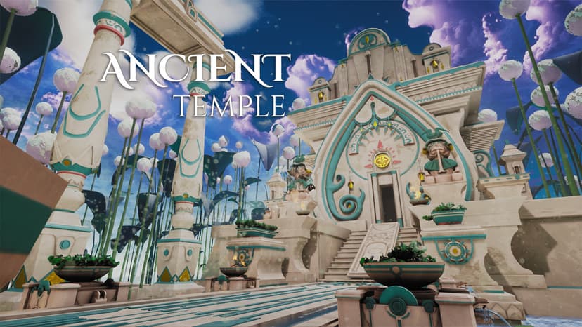Stylized Ancient Temple