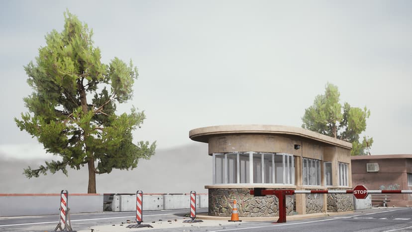 Border Checkpoint & Cliffside Roads Pack