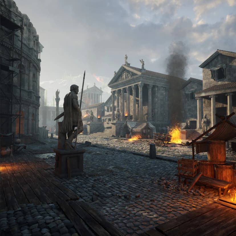 Roman Volcanic Temple