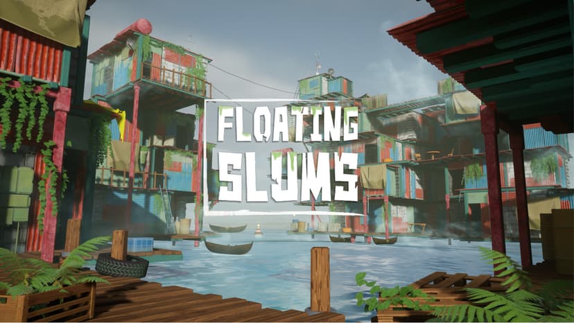 Stylized Floating Slums