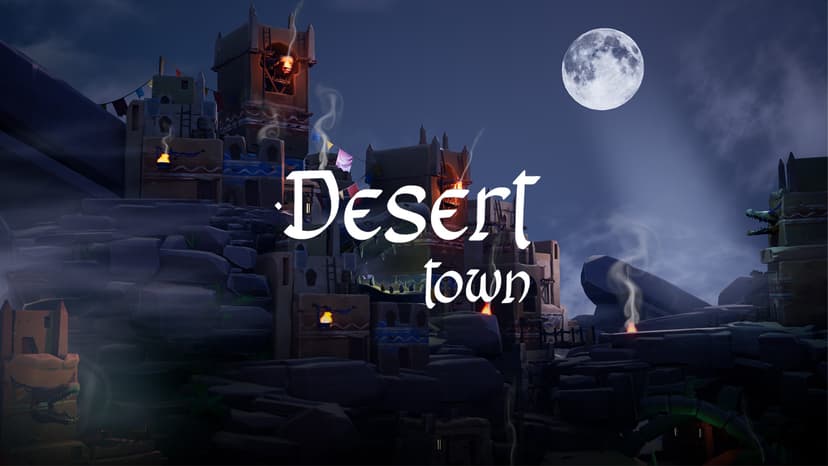 Stylized Desert Town