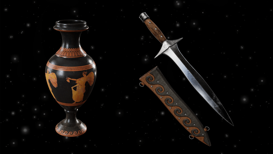 Mythical Volcano Village Props