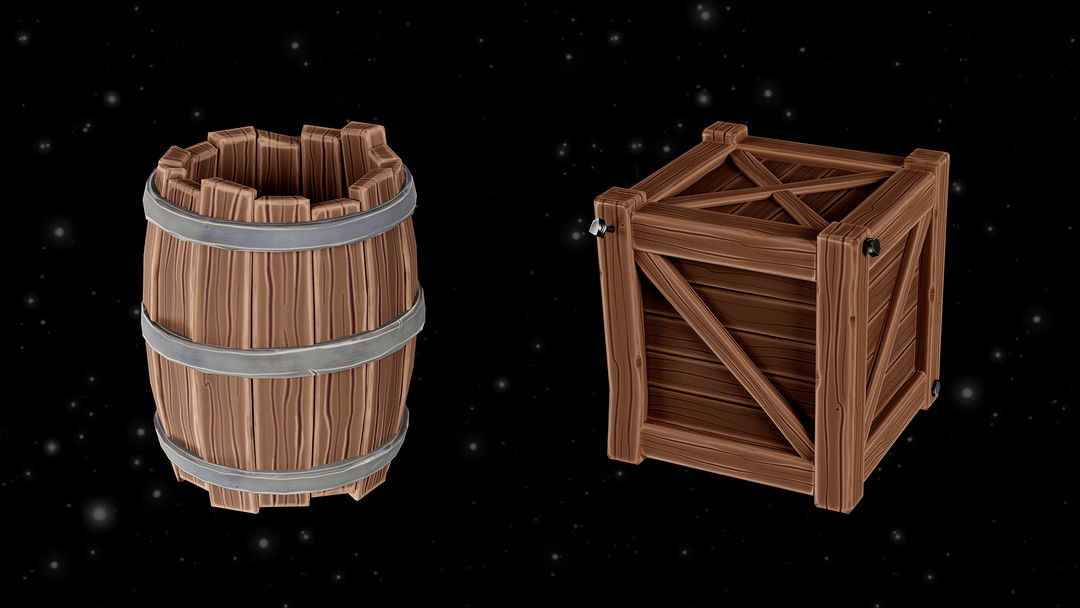 Stylized Wild West Props