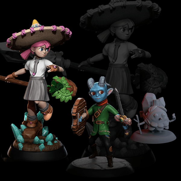 ZBrush: Beginner to Advanced Course on Three Miniatures