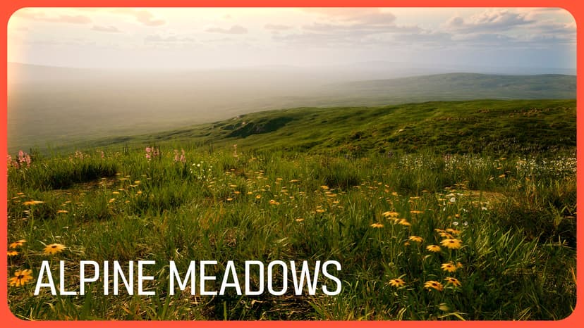 ALPINE MEADOW (ready to use in games)