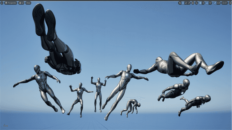 Animation Simming Swimming - Animations | Cosmos by Leartes
