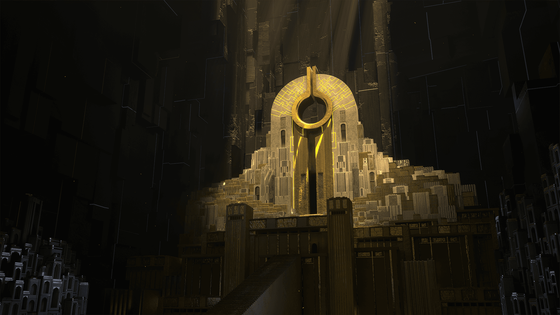 The Machine - 2025 Veiled Realms 3D Environment banner