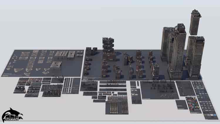Nan Module City The Projects - Modular City Gigapack - Nanite | Cosmos by Leartes
