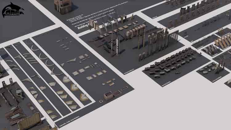 Nan Module City The Projects - Modular City Gigapack - Nanite | Cosmos by Leartes