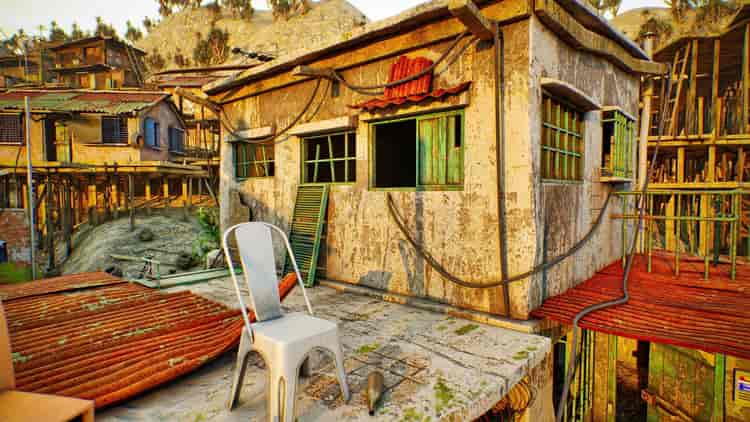 Virtual Reality Slums Modular Slum City Wasteland Village with Enterable Interior | Cosmos by ...