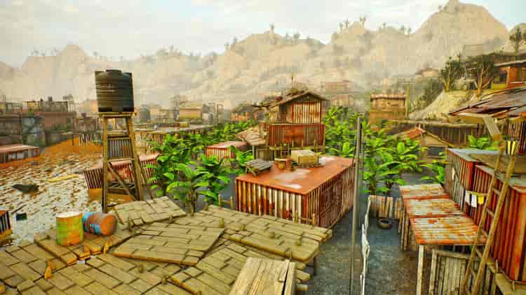 Virtual Reality Slums Modular Slum City Wasteland Village with Enterable Interior | Cosmos by ...